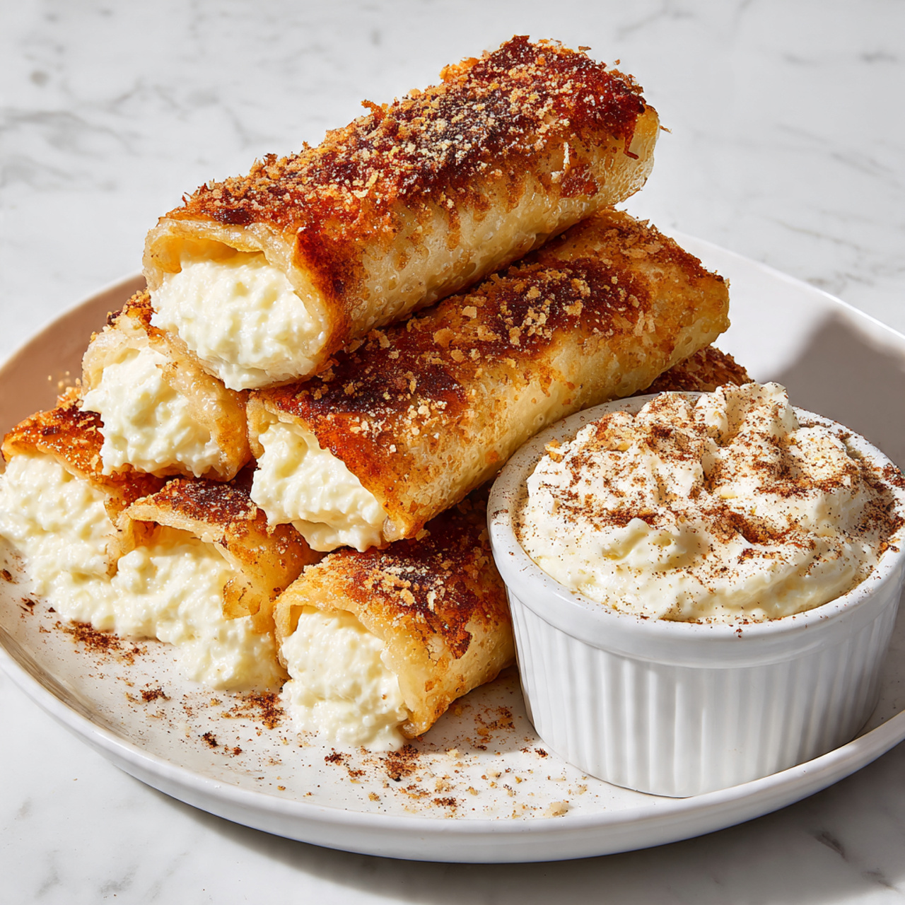 Keto Cinnamon Cream Cheese Roll-Ups - Recipe Image