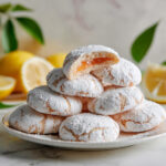 Thai Tea Mochi Crinkle Cookies
