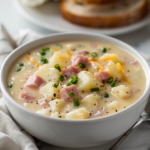 Creamy Holiday Ham & Potato Soup (Best Leftover Ham Recipe)