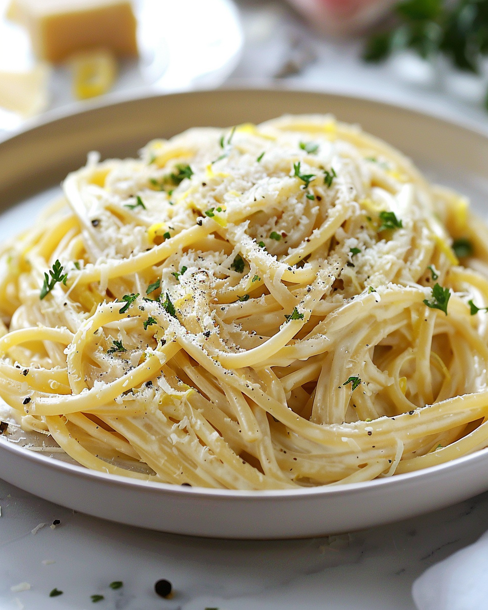 Creamy Garlic Butter Pasta (15-Minute Easy Comfort Meal) - Recipe Image