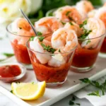 Shrimp Cocktail Cups (Easy New Year Party Appetizer)