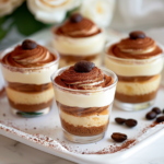 Easy Tiramisu Cups (No-Bake Party Dessert)