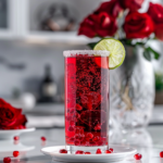 Sparkling Pomegranate Mocktail (New Year’s Eve Drink)