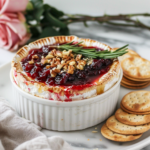 Baked Brie with Cranberry and Walnuts (Easy Party Appetizer)