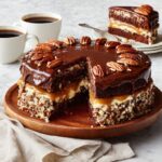 Turtle Caramel Cake