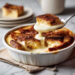 Pumpkin Eggnog Bread Pudding for Christmas Dessert