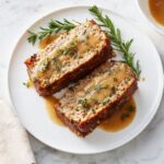 Garlic Parmesan Chicken Meatloaf