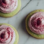 Strawberry Matcha Cookies