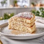 Christmas Morning Eggnog Pancake Bake