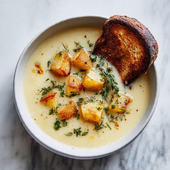 Country French Garlic Soup