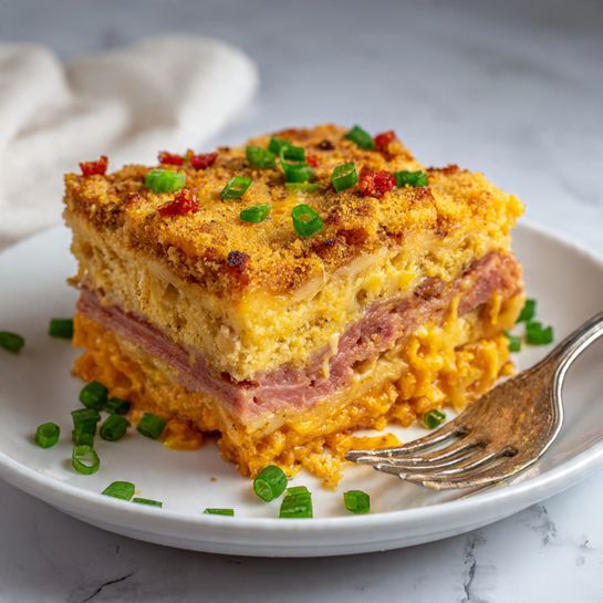 Make-Ahead Christmas Morning Breakfast Casserole
