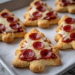 Christmas Tree Mini Pizzas