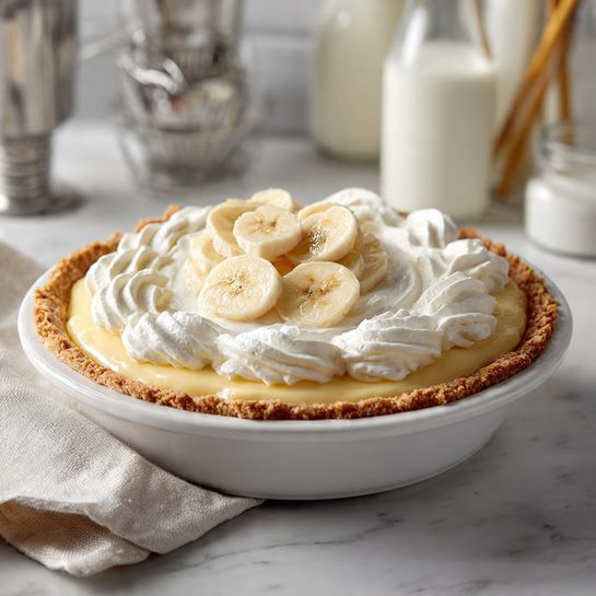 Banana Cream Pie 4 Banana Cream Pie - Recipe Image