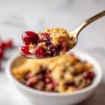 Cranberry Orange Pecan Crisp for Holiday Dessert Tables