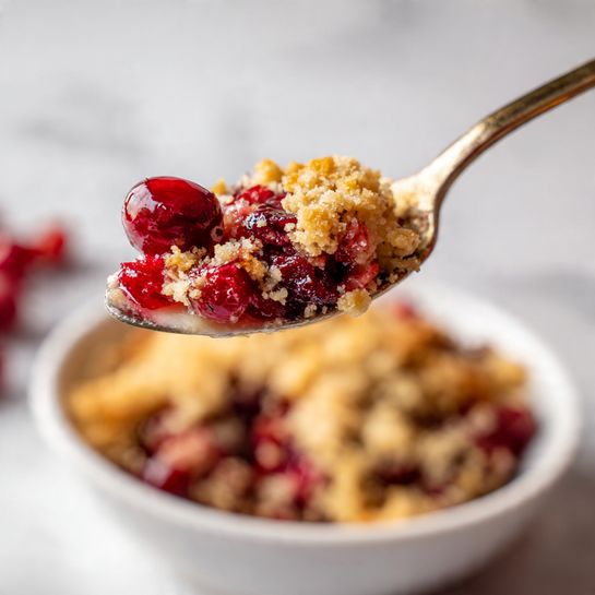 Cranberry Orange Pecan Crisp for Holiday Dessert Tables