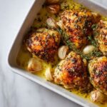 Oven-Roasted French Garlic Chicken (Tender Herbed Roast Chicken)