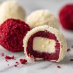 Red Velvet Snowball Cookies for Christmas Cookie Trays
