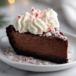 No-Bake Chocolate Peppermint Cheesecake