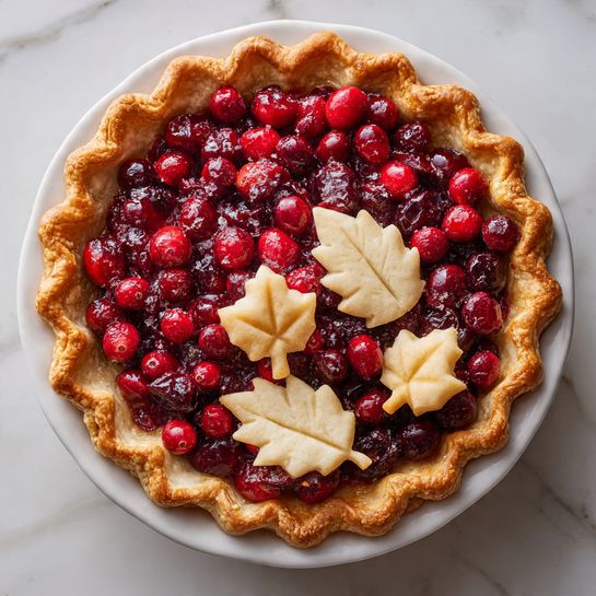 Cranberry Orange Custard Pie 5 Cranberry Orange Custard Pie - Recipe Image