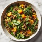 Healthy Ground Beef And Broccoli Fried Quinoa Recipe