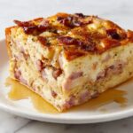 Maple Pancake Breakfast Casserole