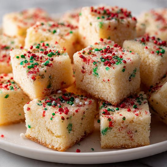 Christmas Shortbread Sugar Cookie Bites (Easy Festive Holiday Treats) 6 Christmas Shortbread Sugar Cookie Bites (Easy Festive Holiday Treats) - Recipe Image