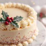 Festive Eggnog Cake with Creamy Frosting (Moist Holiday Layer Cake)