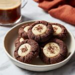 Eggnog Gingerbread Thumbprint Cookies