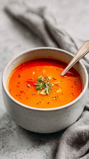 Tomato Egg Drop Soup