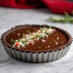 Dark Chocolate Peppermint Mousse Tart