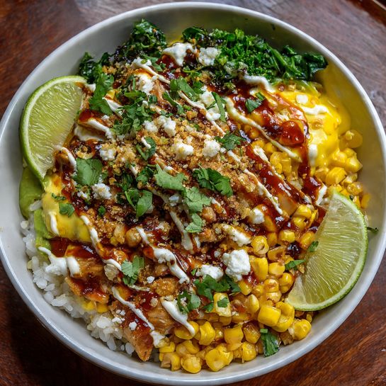 Street Corn Chicken Rice Bowl - Recipe Image