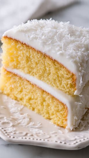 Homemade Coconut Pound Cake