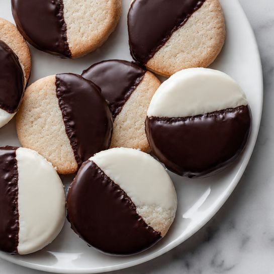 Peppermint Black-and-White Cookies