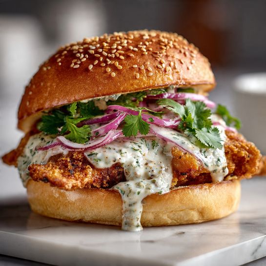 Bang Bang Chicken Sandwich - Recipe Image