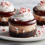 Mini Chocolate Peppermint Cheesecakes