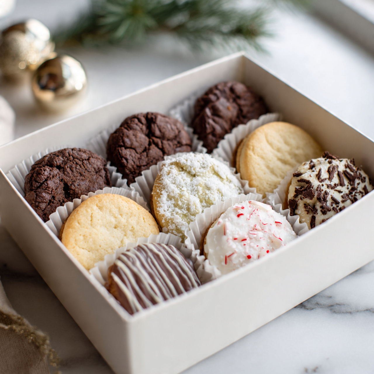 Easy Christmas Cookie Box Assortment