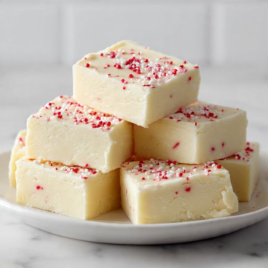 Christmas Sugar Cookie Fudge 4 Christmas Sugar Cookie Fudge - Recipe Image