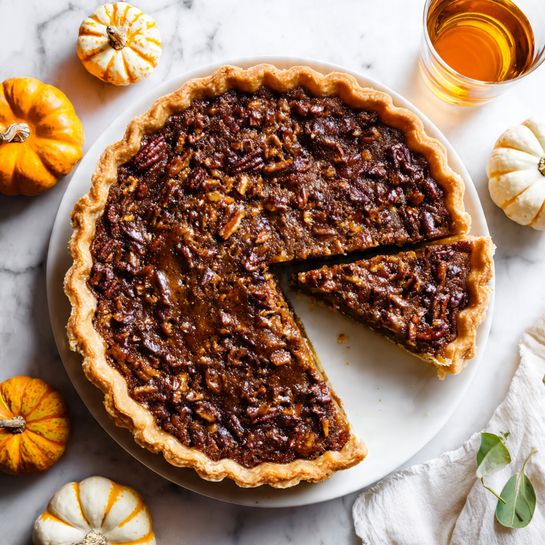 Bourbon Brûlée Pumpkin Pie for Holiday Entertaining