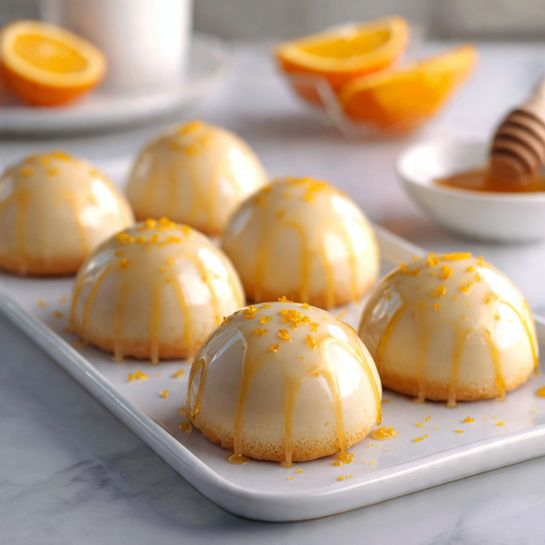 Orange Ginger Honey Cakes 4 Orange Ginger Honey Cakes - Recipe Image