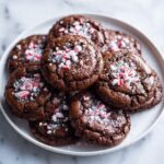 Chocolate Peppermint Christmas Cookies