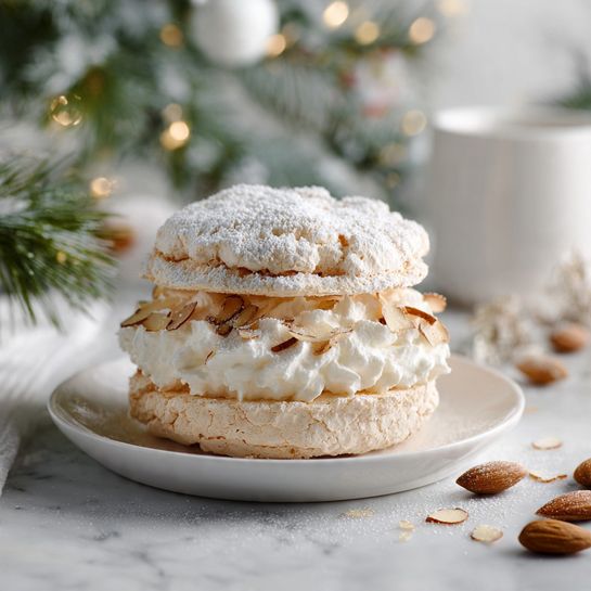 Divine Almond Dacquoise Cream Clouds