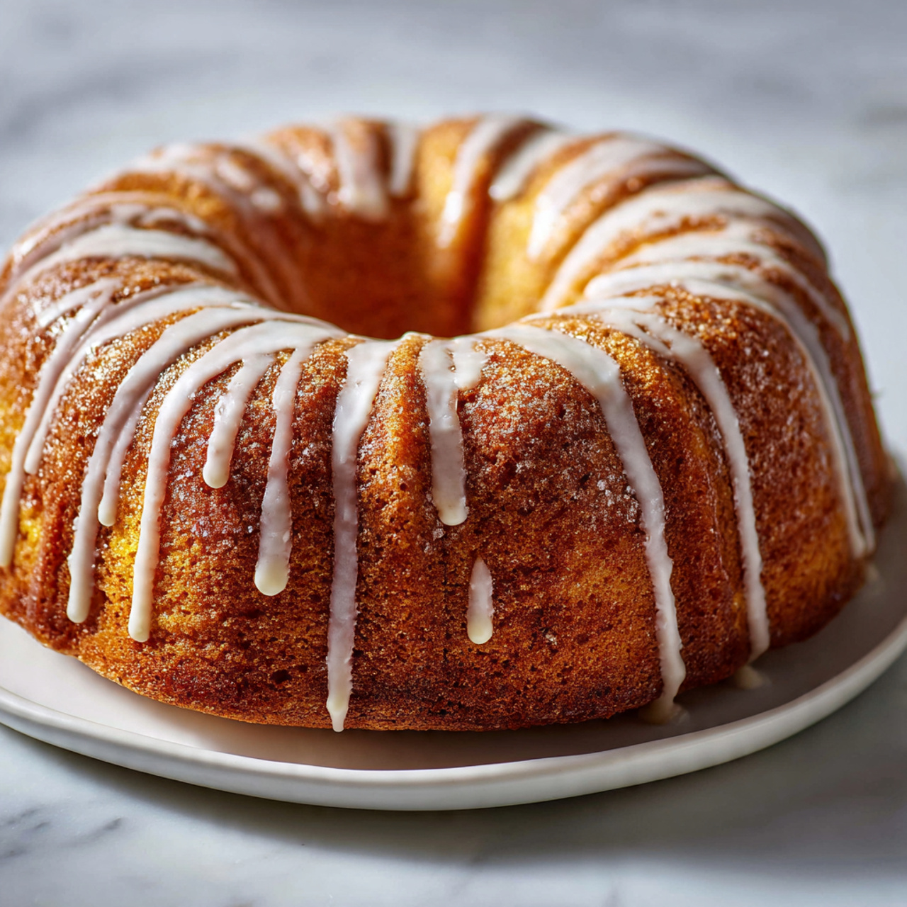 Spiced Christmas Apple Cider Bundt Cake