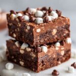 Hot Chocolate Fudge Squares