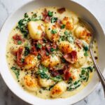 Bacon Cheddar Gnocchi Soup