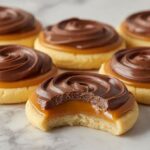 Twix Cookie Cups with Caramel & Chocolate