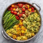 Pesto Chicken Tortellini and Veggies
