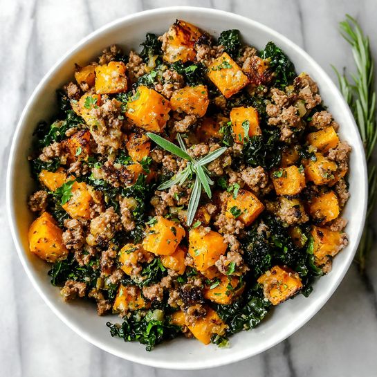 Turkey Sweet Potato Skillet