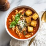 Crockpot Chicken Parmesan Soup