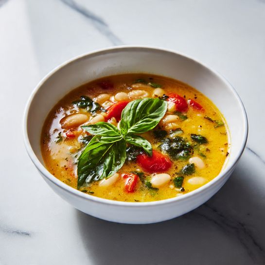 Creamy Cannellini Bean Tomato Soup