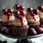 Cherry-Stuffed Chocolate Cupcakes